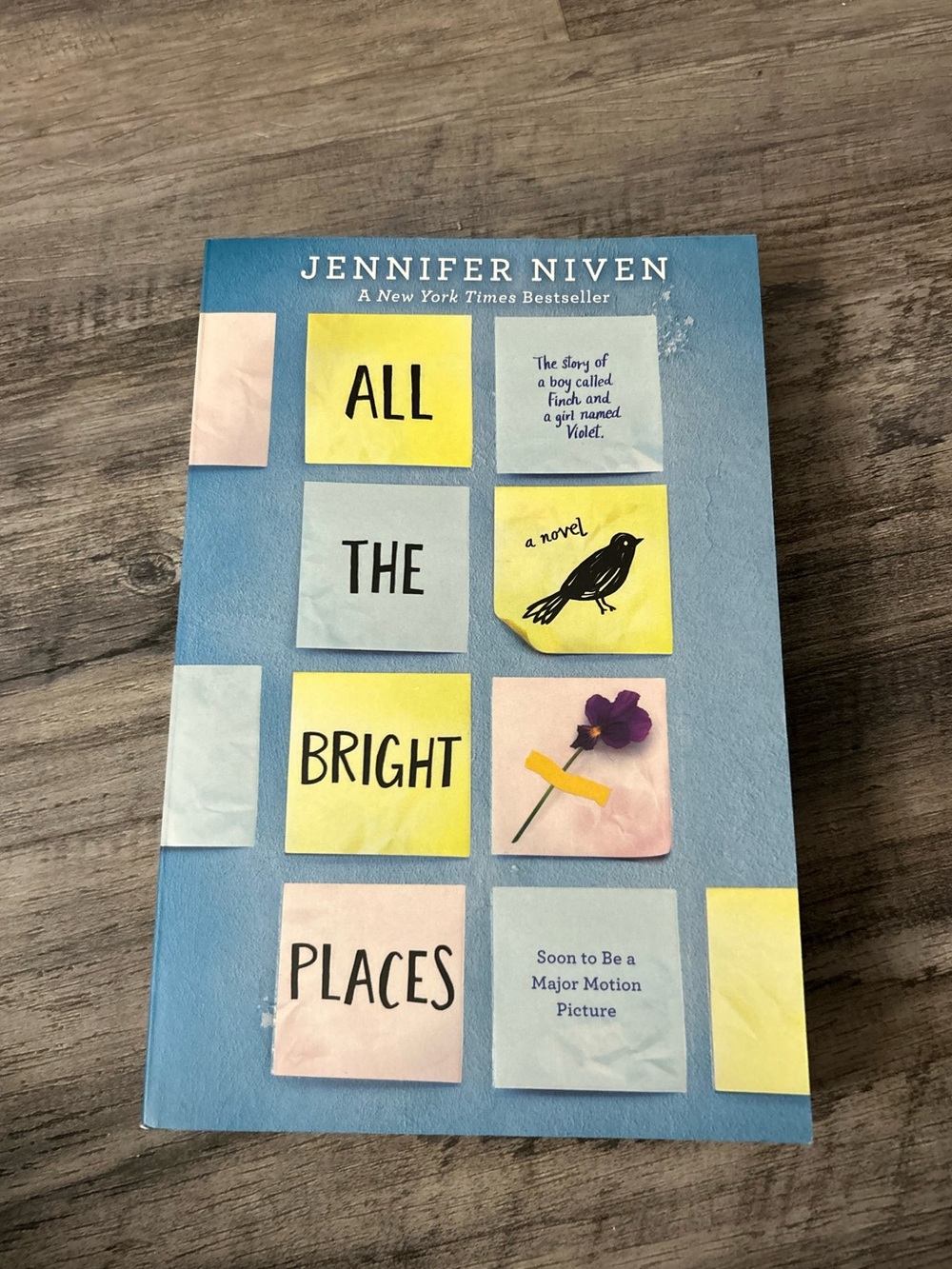 ‘All the Bright Places’ Jennifer Niven Fiction Book/Novel